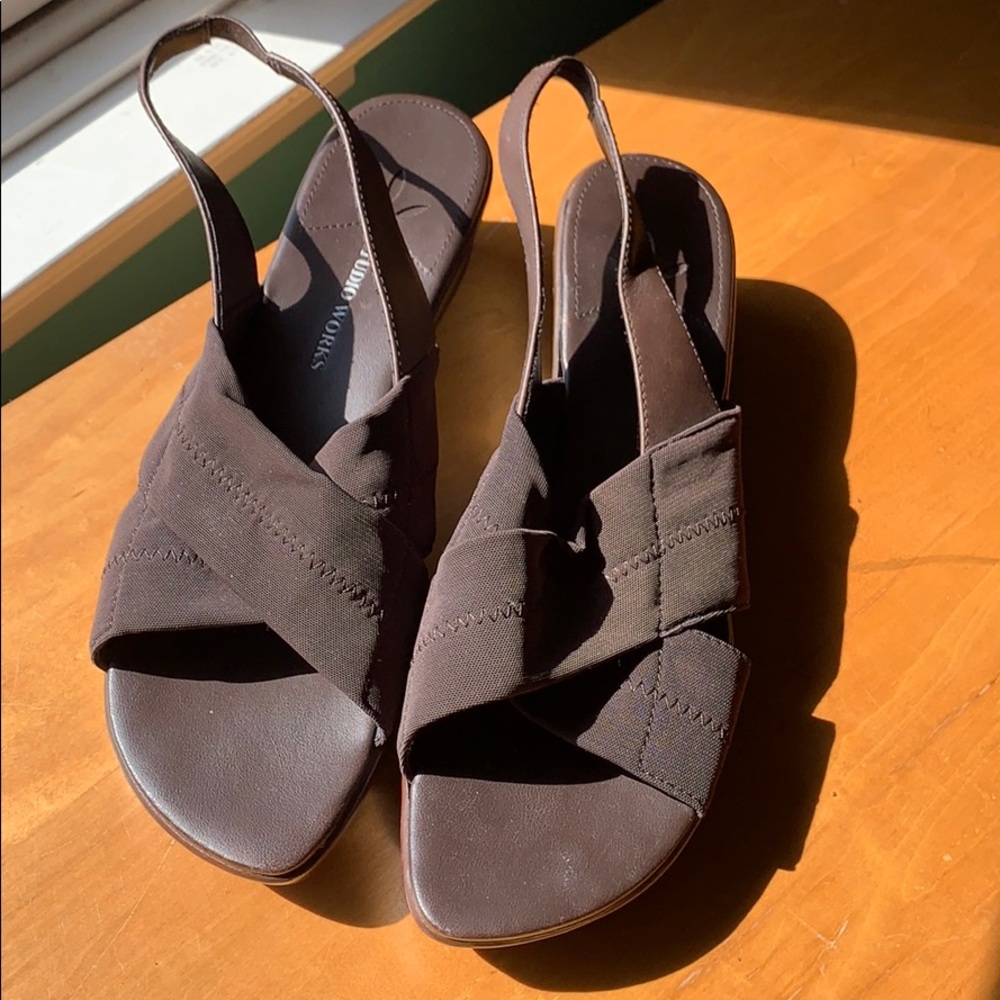 Brown sandals